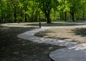 Rode wandelpad Doevenbos